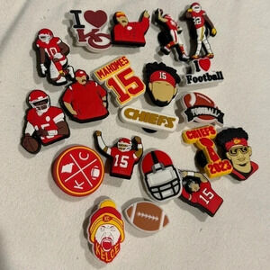 Kansas City Chiefs Croc Charms